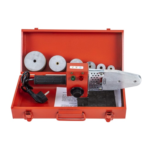Aparat lipit PPR Z-tools, 600W, 20-63 mm, greutate redusa, reglaj temperatura, stand, 6 bacuri, cutie metalica, ZLN4855-1