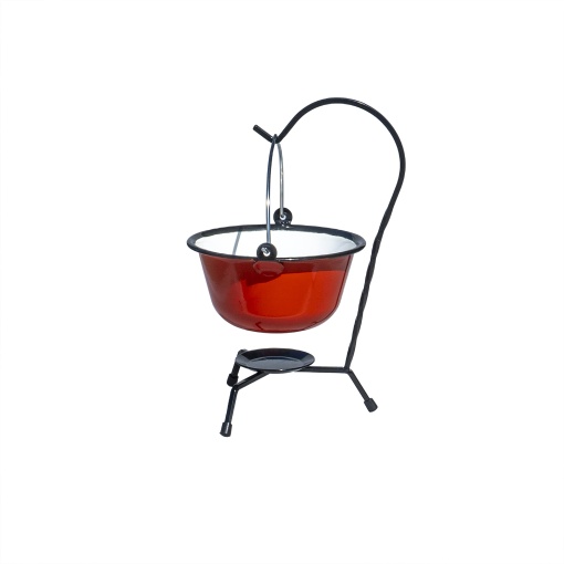 Ceaun mini Zilan, 0.8L, otel emailat, antiaderent, usor de curatat, pentru gaz, electrica, flacara deschisa, 20x20x10 cm, EXT7228
