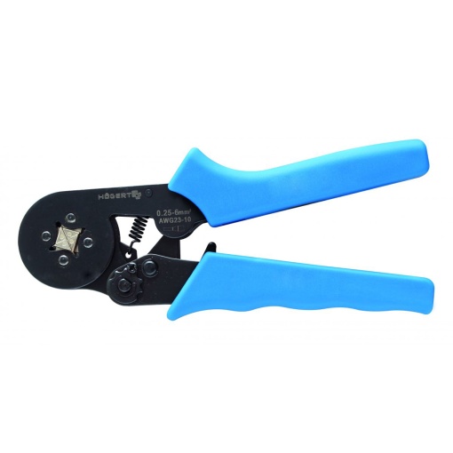 Cleste sertizare auto-reglabil HOGERT pentru pini de capat, lungime 17.5cm, latime 7.5cm, HT1P190