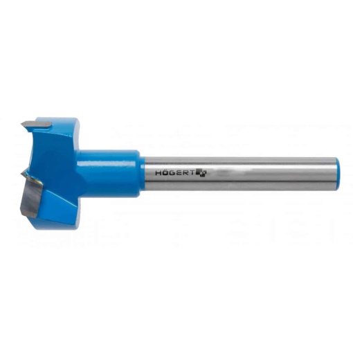 Freza pentru balamale HOGERT 35mm, otel inalt rezistent 88 HRC, burghiu carburat tungsten, ambalare cutii plastic, HT6D320