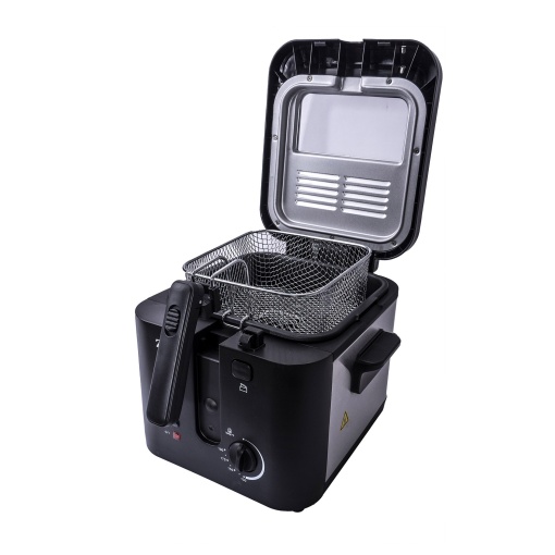 Friteuza Zilan, 1600W, capacitate ulei 2.5L, termostat, fereastra de supraveghere, 25x30x23 cm, ZLN0010