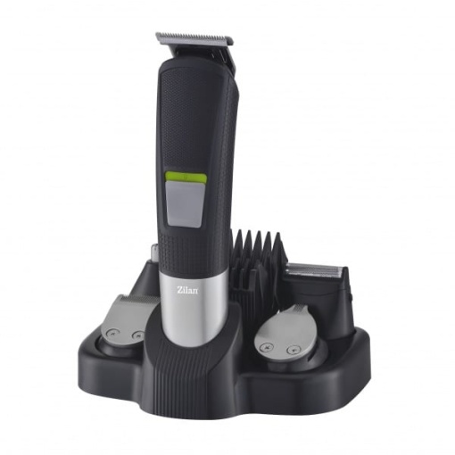 Masina de tuns 11 in 1 Zilan, Putere 3W, incarcare USB, zgomot redus, timp incarcare 10 ore, utilizare 60 minute, include cablu USB, 4 niveluri taiere, perie curatare, sticluta ulei, ZLN8757