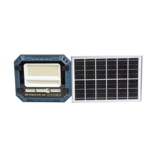 Proiector led Zilan cu incarcare solara, 200W, rezistenta IP66, 22cm lungime, 19.5cm latime, 7.5cm adancime, ZTS8985