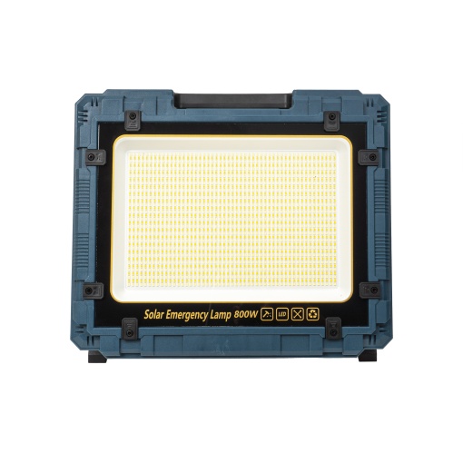 Proiector led Zilan cu incarcare solara si USB, 800W, IP66, 37x31x8 cm, ZTS8674