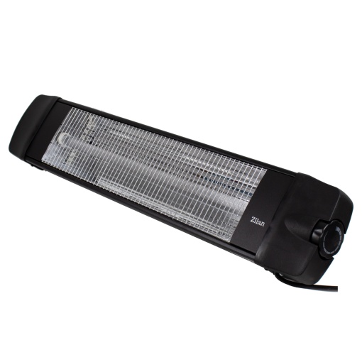 Radiator infrarosu Zilan 2500W, 2 trepte putere, termostat reglabil, montare perete/trepied, 20x100x20 cm, ZLN3293