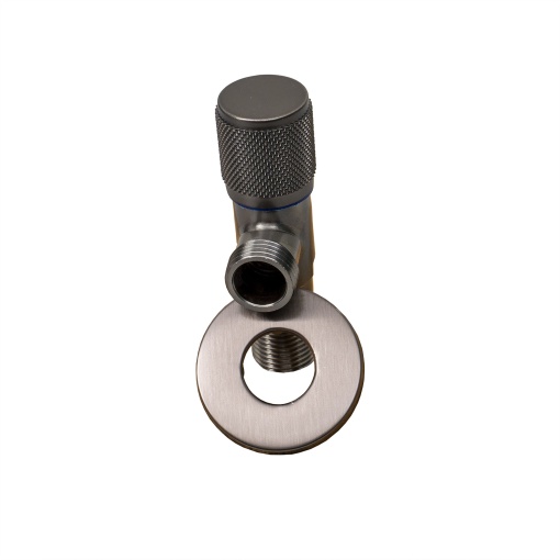 Robinet coltar Z-TOOLS, 1/2"-1/2", maner ergonomic metalic, finisaj black, cartus ceramic, dimensiuni 11x6x5 cm, ZTS8312