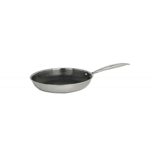 Tigaie Zilan inox, antiaderent, diametru 24 cm, capacitate 1.4l, compatibila cu inductie, ZLN9662