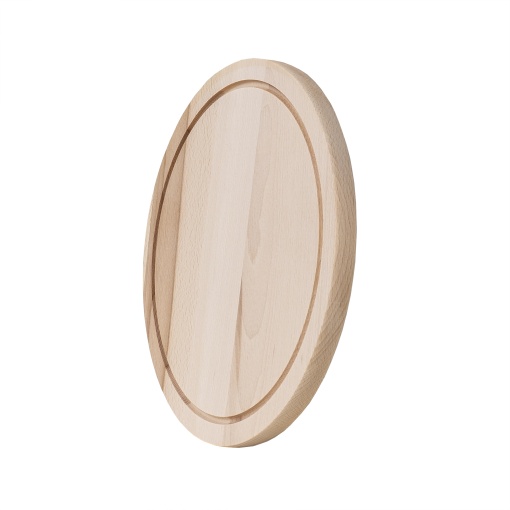 Tocator rotund din lemn Zilan, grosime 2cm, diametru 29cm, cod 1082