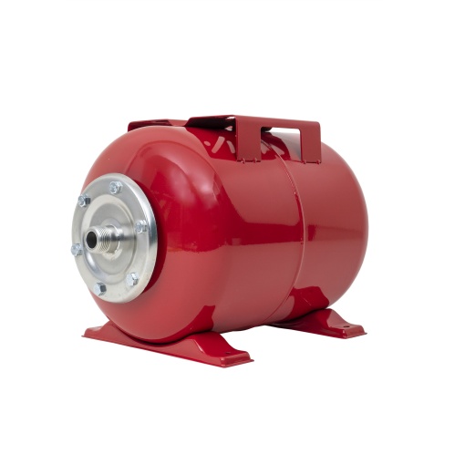 Vas de expansiune Z-TOOLS, 24l, otel, orizontal, cilindric, rosu, 44cm x 23cm x 30cm, ZTS5708