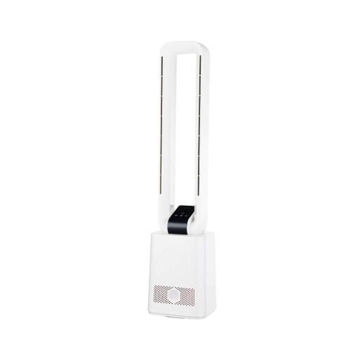 Ventilator turn Zilan, 12 trepte de viteza, putere 50W, timer 15h, oscilație orizontală 45 grade, LED, telecomandă, dimensiuni 98x20x16 cm, ZLN1085