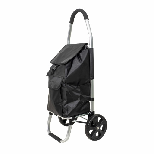 Carucior pentru cumparaturi Z-TOOLS, cadru metalic, maxim 25kg, 30cm lungime, 23cm latime, 57cm inaltime, 103cm inaltime totala, ZTS9093