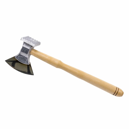 Ciocan snitel Z-tools, inox, lemn, maner lung, striatii piramidale, 2 in 1, simplu de utilizat si curatat, cod 6426102000610