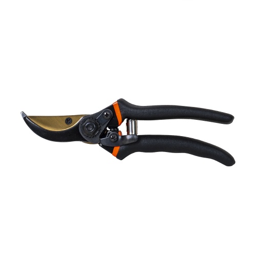 Foarfeca profesionala pentru vita de vie Zilan, tip foarfeca, lungime 20 cm, latime 5 cm, otel carbon, mecanism de blocare, lame curbate, ZLN5876