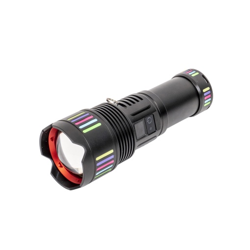Lanterna de mana Z-TOOLS, LED 5 moduri lumina, incarcare USB, 21.5x7.5 cm, ZTS8999