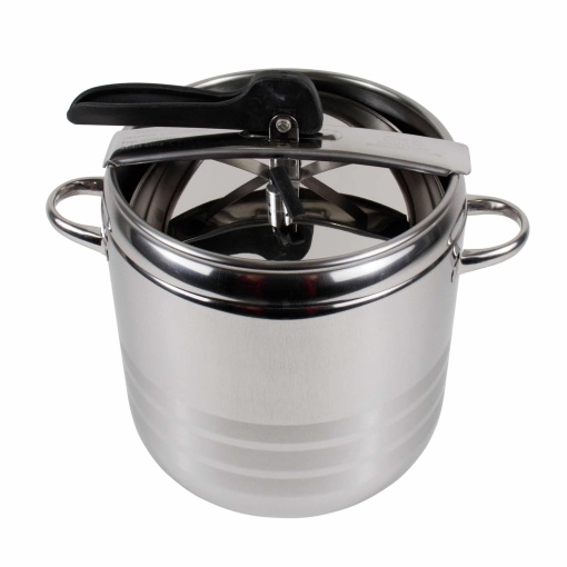 Oala sub presiune Zilan, inox, 12L, capac de siguranta, 36 cm inaltime, 3 straturi baza, ZLN5617