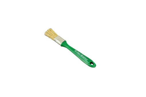 Pensula pentru vopsit Den Braven, 20 mm, par natural, lungime fire 45 mm, maner cu orificiu, DDB20P