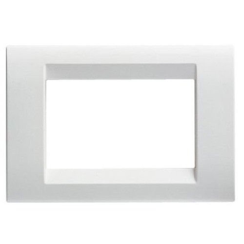 Rama ornament 3 module Gewiss, plastic, alb, 11.5x8x1.5 cm, GW22103