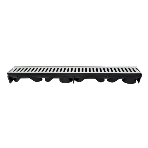 Rigola Zilan 100X13 cm, capac zincat, negru, EXT7597