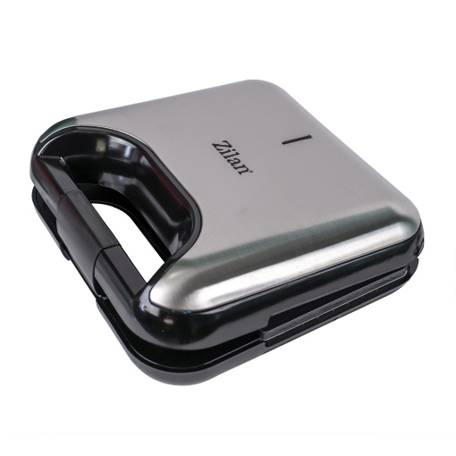 Sandwich-maker Zilan 5 in 1, 800W, putere, 5 placi detasabile, maner rece, protectie supraincalzire, negru inox, 25x24x11 cm, ZLN3932