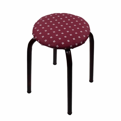 Scaun bucatarie tapitat Z-tools, grena, 47 cm inaltime, 33 cm latime, 33 cm adancime, maxim 100 Kg, 825