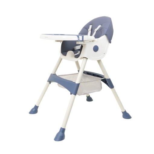 Scaun de masa copii Z-TOOLS, pliabil, balansoar, albastru, inaltime 90cm, lungime 49cm, latime 25cm, greutate maxima 50kg, varsta 5-72luni, ZTS9137