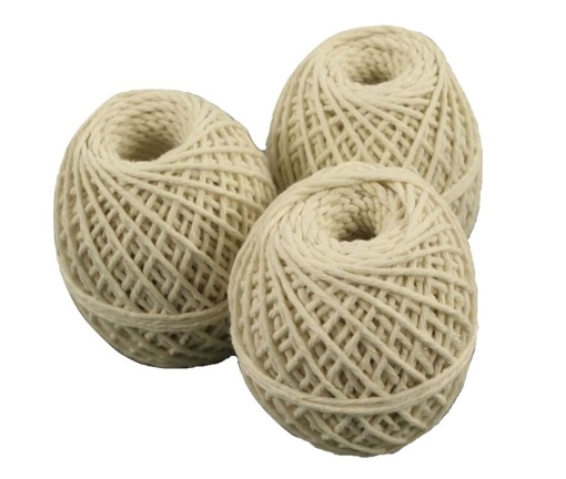 Sfoara din bumbac 100% Zilan, biodegradabila, diametru 2 mm, 80g, cod 4340