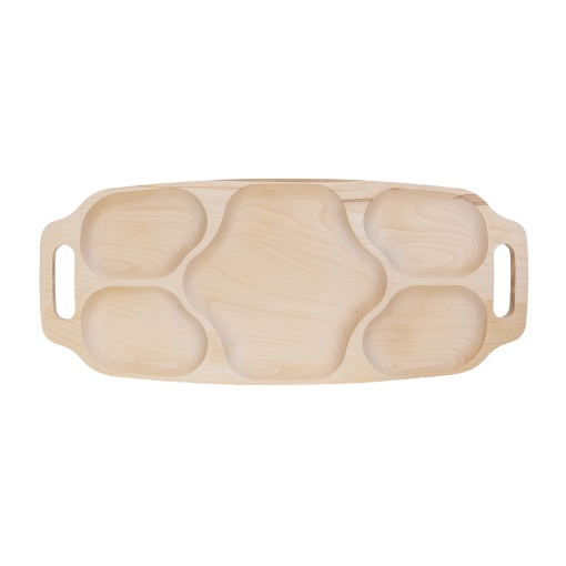 Tava Zilan cu 5 compartimente, lungime 30 cm, latime 20 cm, inaltime 5 cm, EXT7186