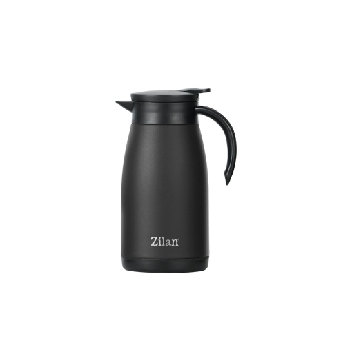 Termos tip ceainic Zilan, capacitate 1L, inaltime 22cm, dimensiuni 23x13x13 cm, negru, ZLN0767