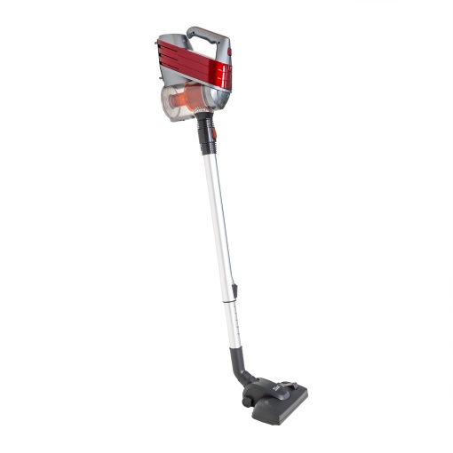Aspirator vertical Zilan, 600W, cablu 4 m, zgomot 80 dB, multi-suprafete, negru/rosu, 2 Kg, 0.9 l, ZLN1741