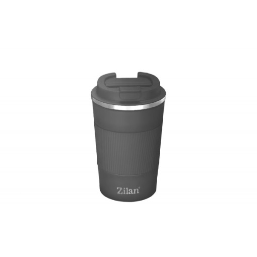 Cana de cafea termos Zilan, inox, 380ml, pereti dubli, mentine caldura pana la 4 ore, inaltime 15cm, ZLN9879