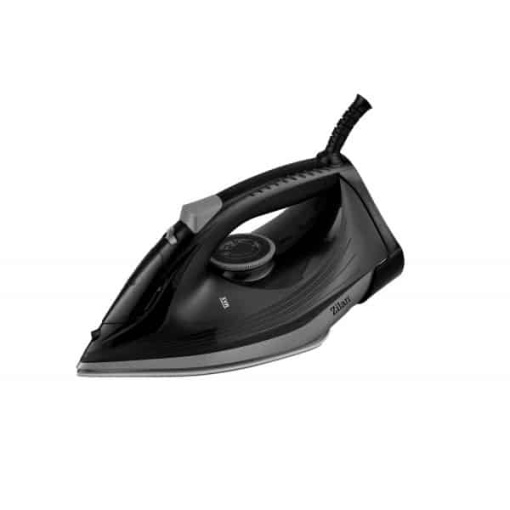 Fier de calcat Zilan, 2600W, talpa ceramica, control temperatura, negru, Oprire automata, calcare verticala si orizontala, sistem anti calcar, sistem antocuratare, ZLN8603