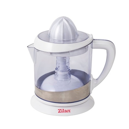 Presa electrica Zilan, 40W, pentru citrice, recipient suc 1.2 l, sistem stocare cablu, alb/argintiu, ZLN7818-A