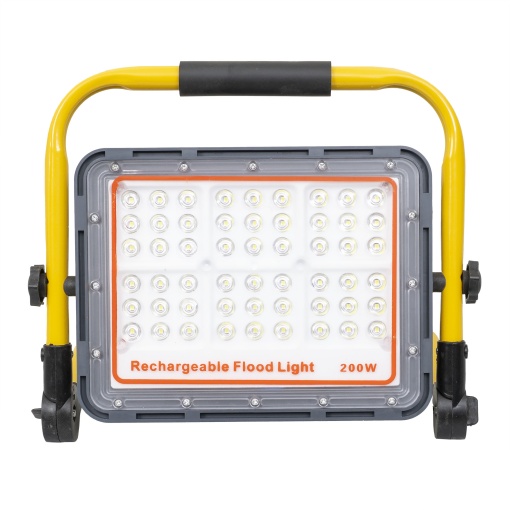 Proiector LED portabil Z-TOOLS, 200W, 30cm x 6cm x 25cm, 2 moduri de iluminat, USB, ZTS8223