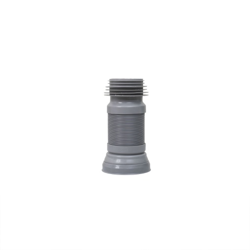 Teava scurgere Zilan, racord evacuare WC extensibil 50cm, diametru 9cm, gri, ZTS8298