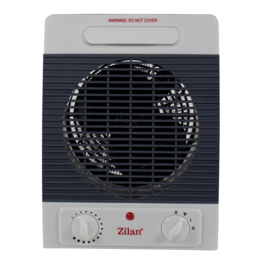 Aeroterma Zilan 2000W, 2 trepte de putere, termostat reglabil, protectie supraincalzire, 28x15x22 cm, ZLN8373