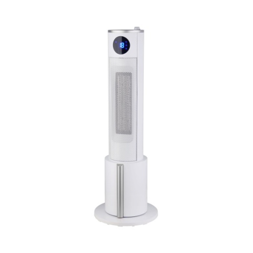 Aeroterma Zilan, 2200W, PTC, 3 setari temperatura, oscillatie larga, 12 ore temporizator, inaltime 74 cm, diametru 17 cm, ZLN5640