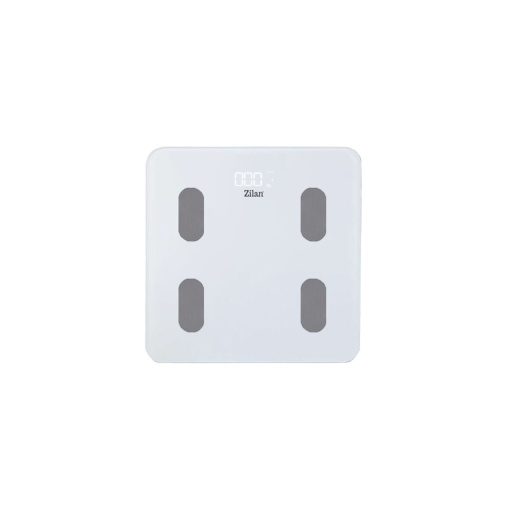 Cantar electronic persoane Zilan, sticla, maxim 180kg, precisie 50g, Auto ON/OFF, display LED, 28x28x2 cm, ZLN8979