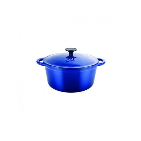 Cratita din fonta Zilan, cu capac, diametru 20 cm, capacitate 2.5L, emailata, sanatoasa, 181235