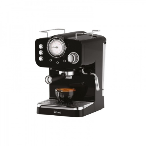Espressor manual Zilan, putere 1100W, capacitate 1.25l, 15Bar, mecanic, negru, ZLN2991