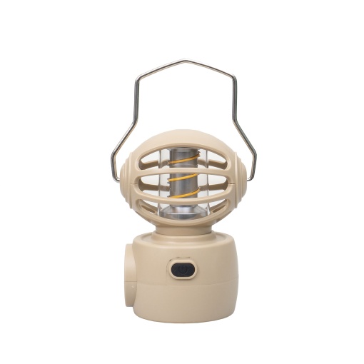 Felinar robotel Zilan, 4 moduri intensitate lumina, USB, 20x12x15 cm, crem, ZTS8215