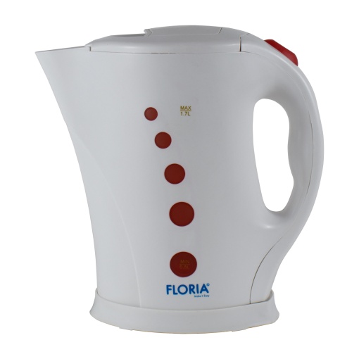 Fierbator electric Floria, 1L, 1650W, plastic negru, On-Off automat/manual, indicator nivel apa, ZLN8489