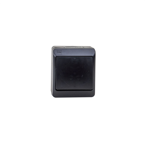 Intrerupator cap scara Zilan, negru, 10A, 250V, IP44, 65x75x50 mm, ELPL-0331-09