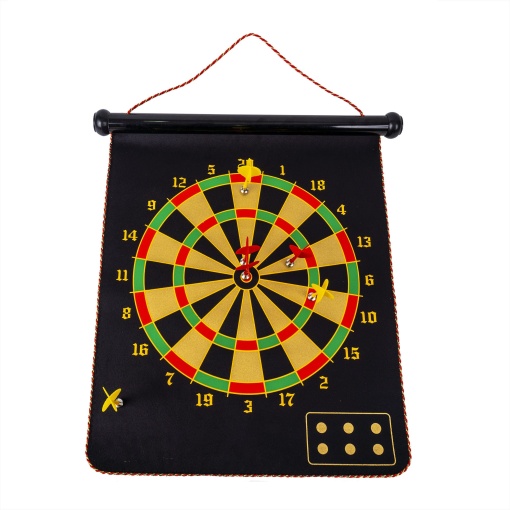 Joc darts magnetic Z-tools, 46x38 cm, 6 sageti multicolore, CD624