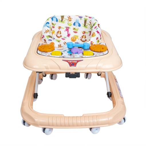 Premergator Zilan cu scaun reglabil, 10 roti pivotante, 64x58x75 cm, 3 kg, ZLN1077_1