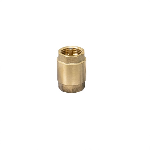 Supapa de sens cu arc Zilan, alama, 1/2", 3.8cm lungime, 2.5cm diametru, ZTS8321