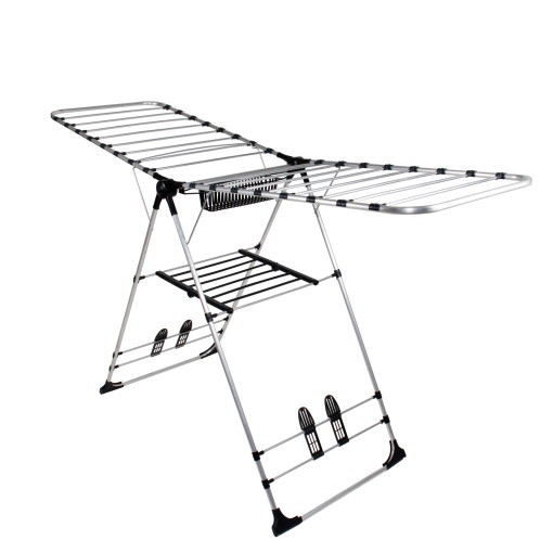 Uscator rufe pliabil Zilan, aluminiu, 108x63 cm, suprafata uscare 24m, 2.5 kg, ZLN0652
