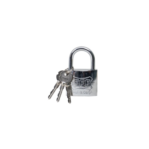 Lacat Zilan crom 50mm, cu 3 chei, dimensiuni 9x9x3 cm, greutate 1kg, ZLN1784
