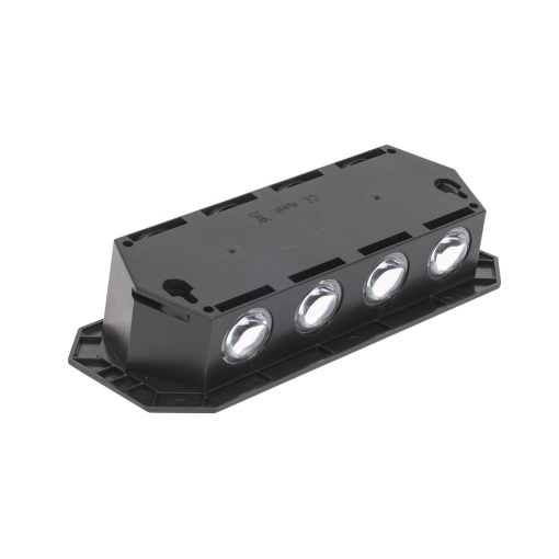 Lampa de perete Z-TOOLS cu incarcare solara, 8 leduri, 2 culori lumina, 21x10x6 cm, ZTS8972