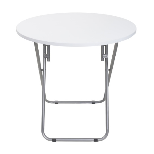 Masa plianta Zilan, rotunda, MDF 70x70cm, inaltime 70cm, picioare metalice, ZLN6944