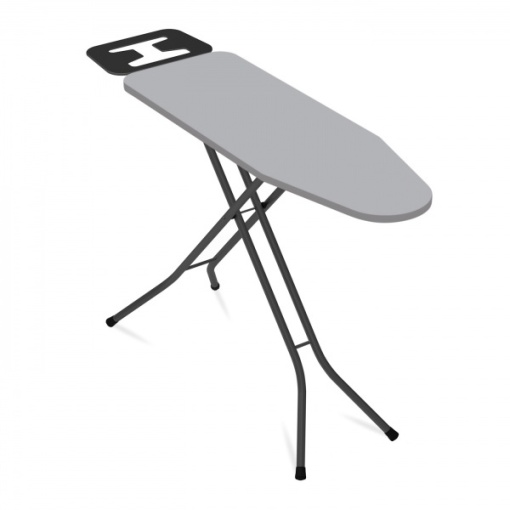Mini masa de calcat Zilan, 90x30cm, inaltime reglabila 63.6-81.5cm, picioare cauciucate, cadru metalic, ZLN9778